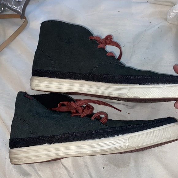Mens Chrome Black suede chukka sneakers 10 main image 7